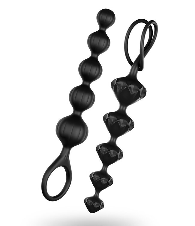Rimba Satisfyer Love Beads Black (set of 2)