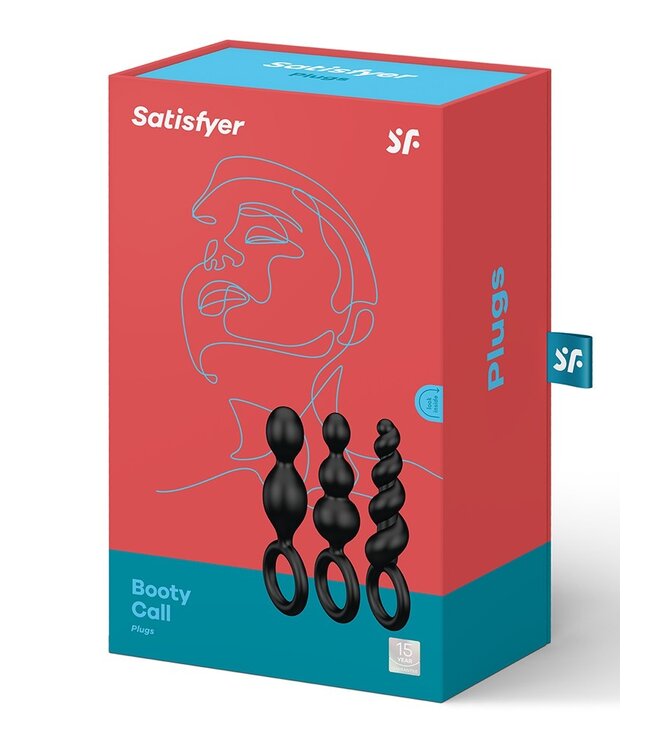 Rimba Satisfyer Booty Call Black (set of 3)