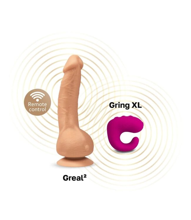 Rimba Gvibe - Greal Mini - Vibrating Dildo - Nude