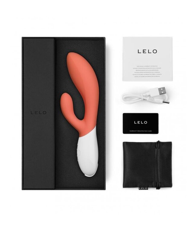 Rimba LELO - Ina 3 - Rabbit Vibrator - Coral
