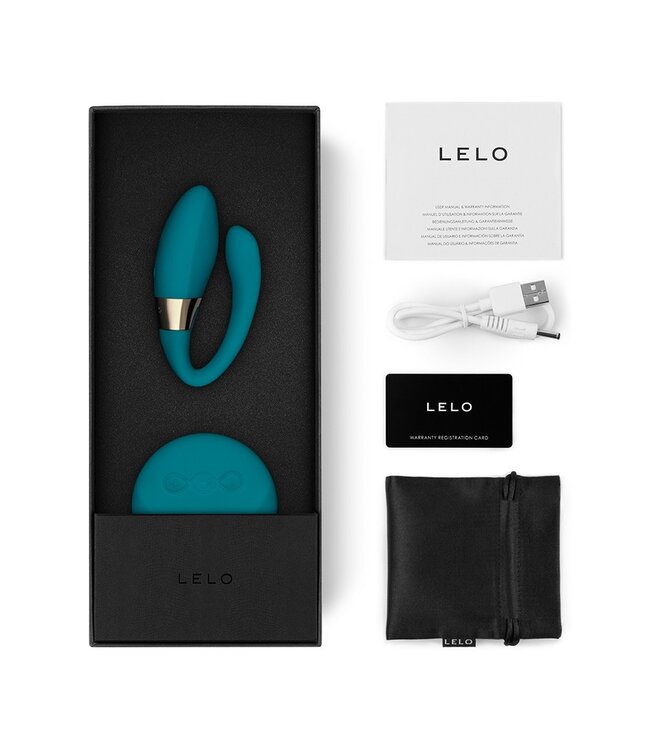 Rimba LELO - Tiani Duo - Koppel Vibrator met afstandsbediening - Oceaanblauw