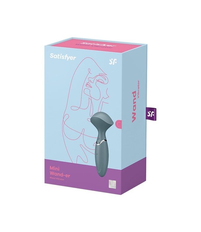 Rimba Satisfyer - Mini Wand-er - Wand Vibrator - Grijs