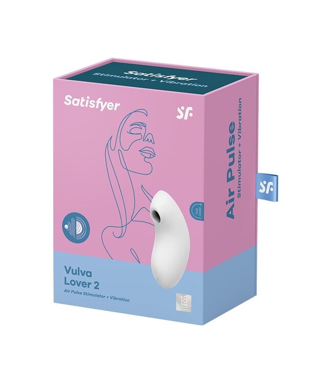 Rimba Satisfyer - Vulva Lover 2 - Luchtdruk Vibrator - Wit