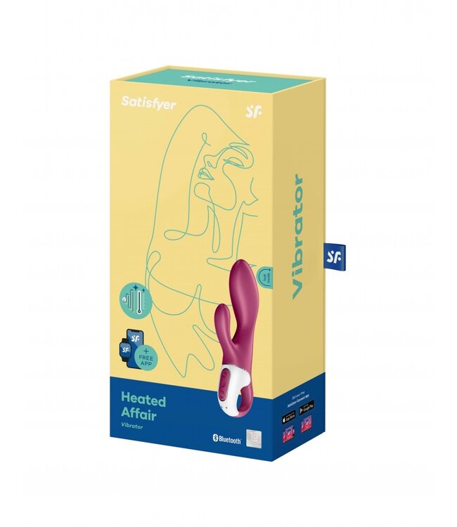 Rimba Satisfyer - Heated Affair - Verwarmde G-Spot + Rabbit Vibrator - Berry