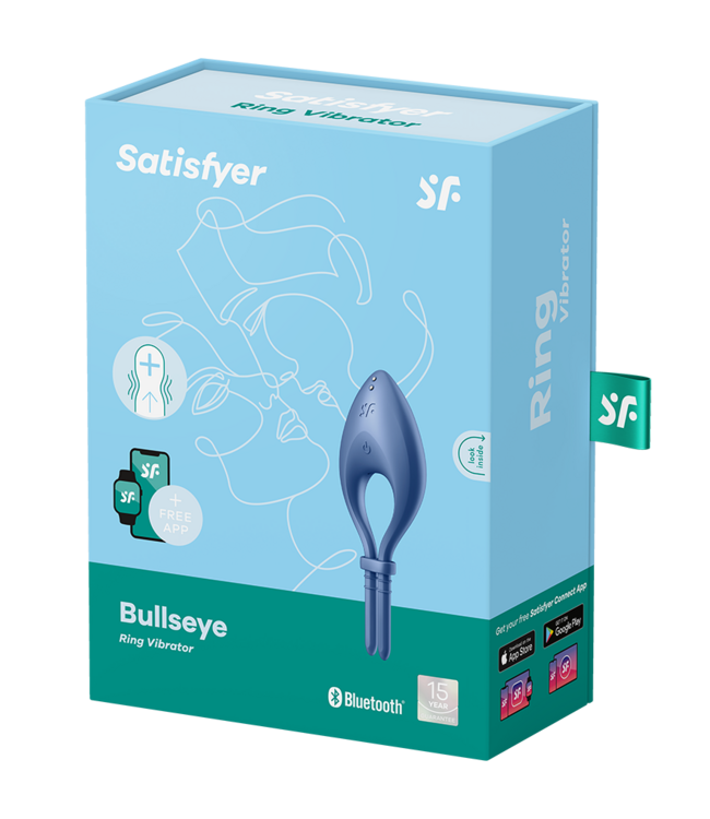 Rimba Satisfyer - Bullseye - Cockring Vibrator - Blauw