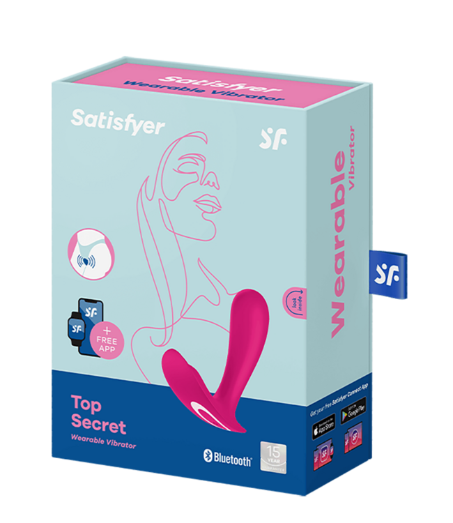 Rimba Satisfyer - Top Secret - Draagbare vibrator - Roze