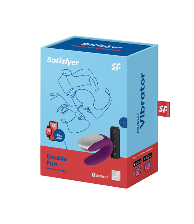 Rimba Satisfyer - Double Fun - Luxe Koppel Vibrator - Paars