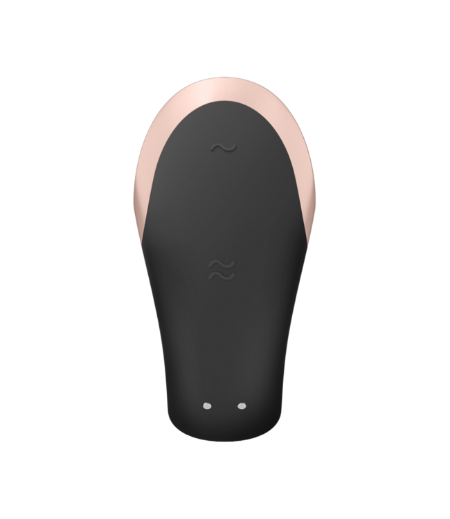 Rimba Satisfyer - Double Love - Luxe Partner Vibrator - Zwart