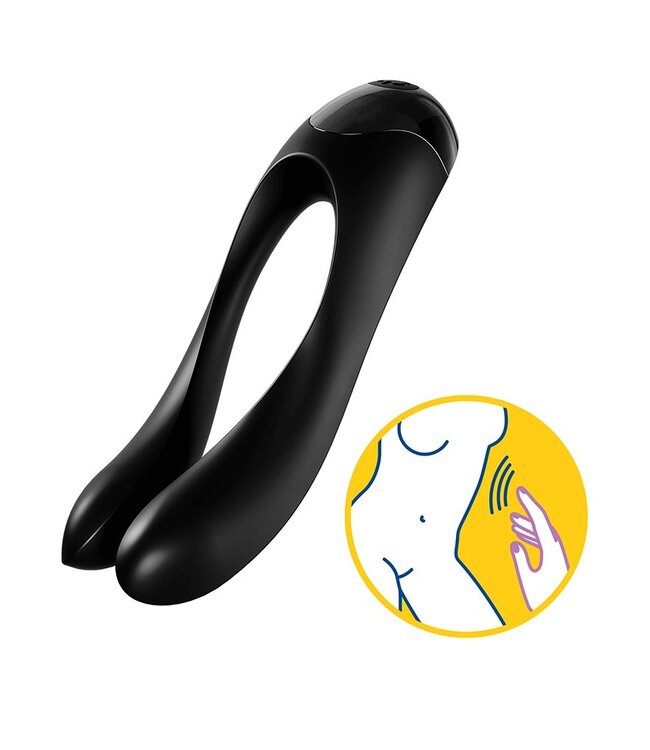 Rimba Satisfyer Candy Cane - Black