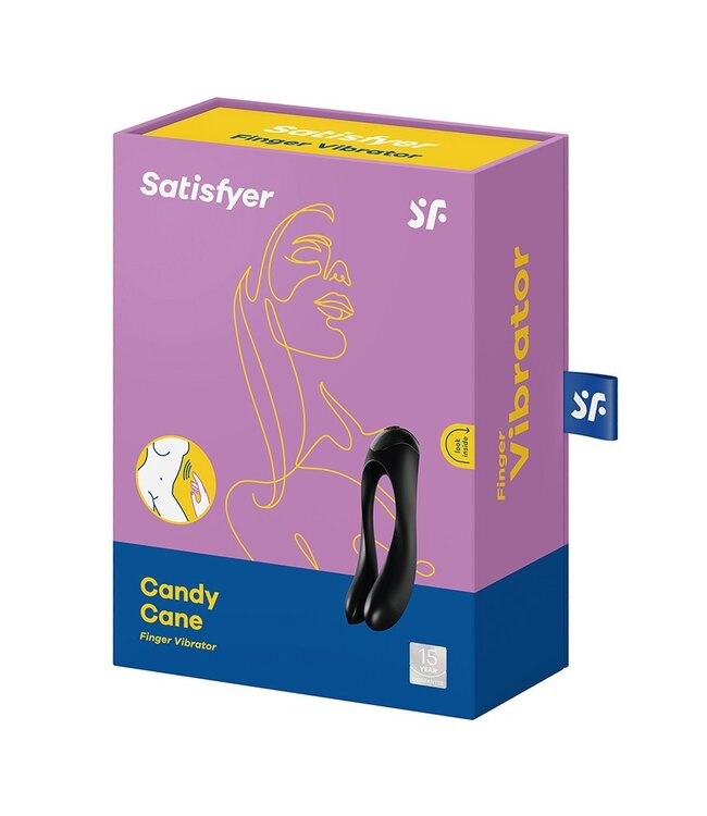 Rimba Satisfyer Candy Cane - Black