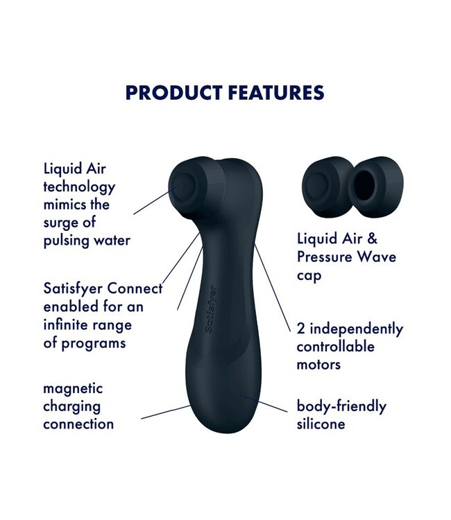Rimba Satisfyer - Pro 2 Generation 3 - Luchtdruk Vibrator (met App Control) - Zwart