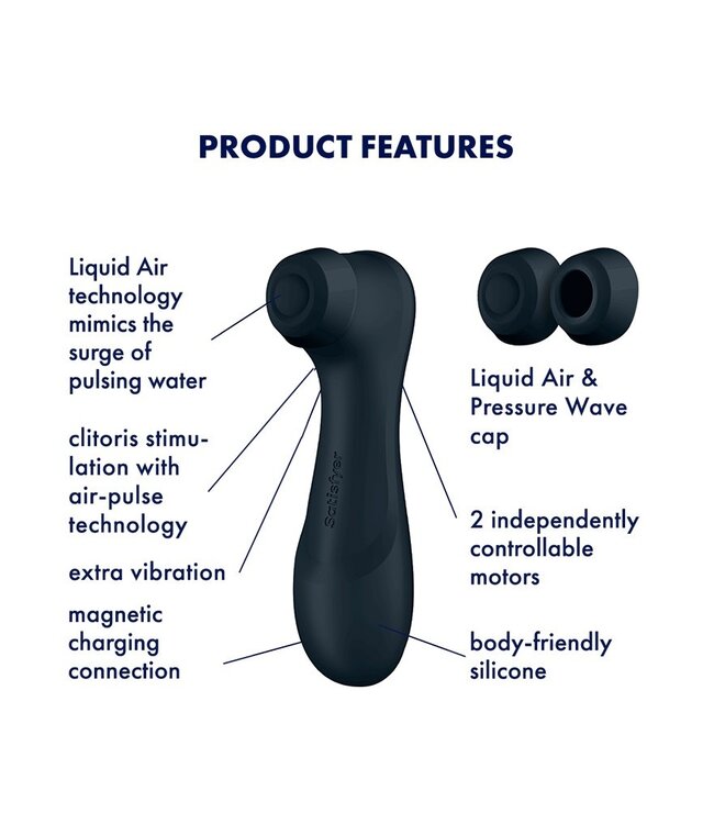Rimba Satisfyer - Pro 2 Generation 3 - Luchtdruk Vibrator - Zwart