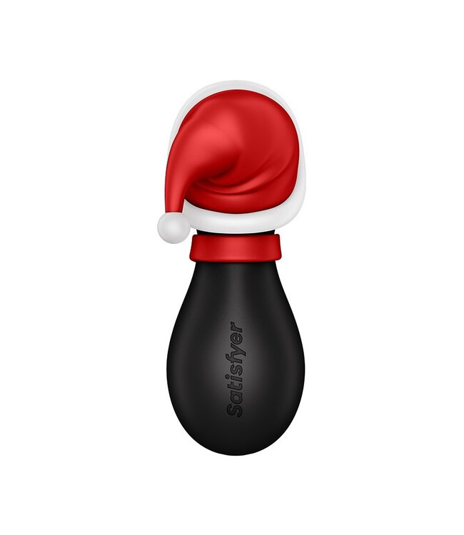 Rimba Satisfyer - Pinguïn Holiday Edition - Luchtdruk Stimulator - Zwart, Rood & Wit
