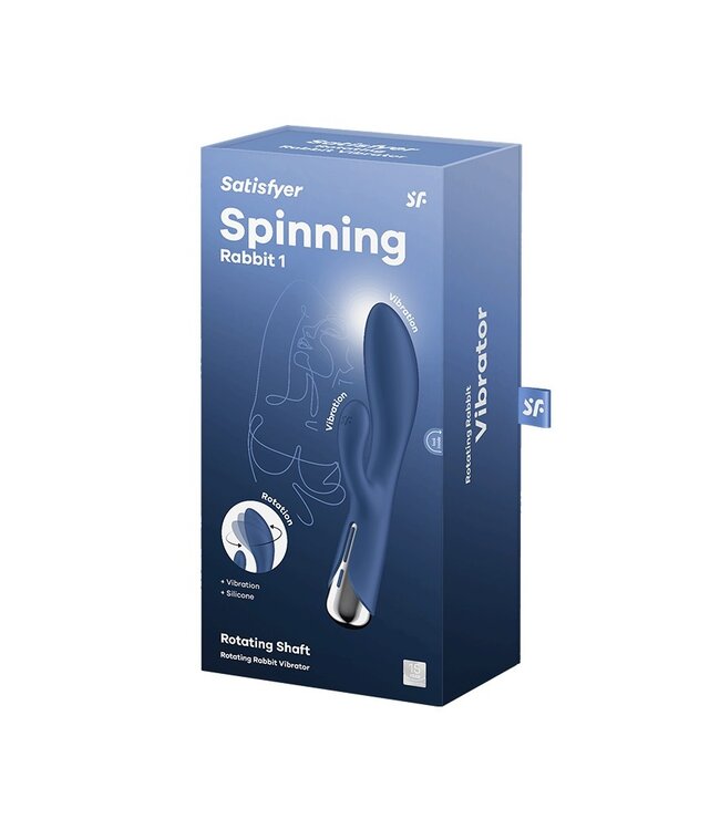 Rimba Satisfyer - Spinning Rabbit 1 - Rabbit Vibrator - Blauw