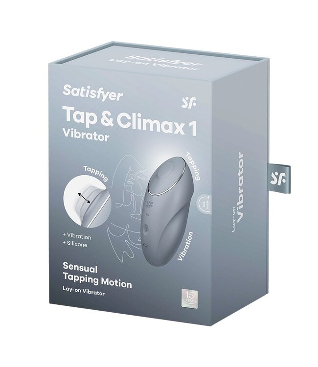 Rimba Satisfyer - Tap & Climax 1 - Blue Grey