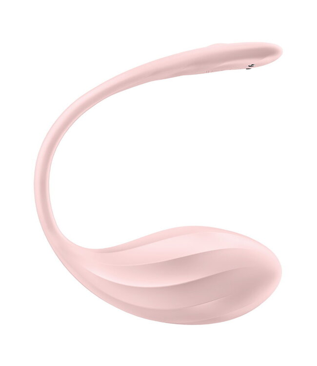 Rimba Satisfyer - Ribbed Petal Rose - Roze