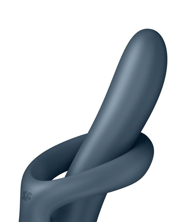 Rimba Satisfyer - Heat Flex 4 - Verwarmende Rabbit Vibrator - Grijs