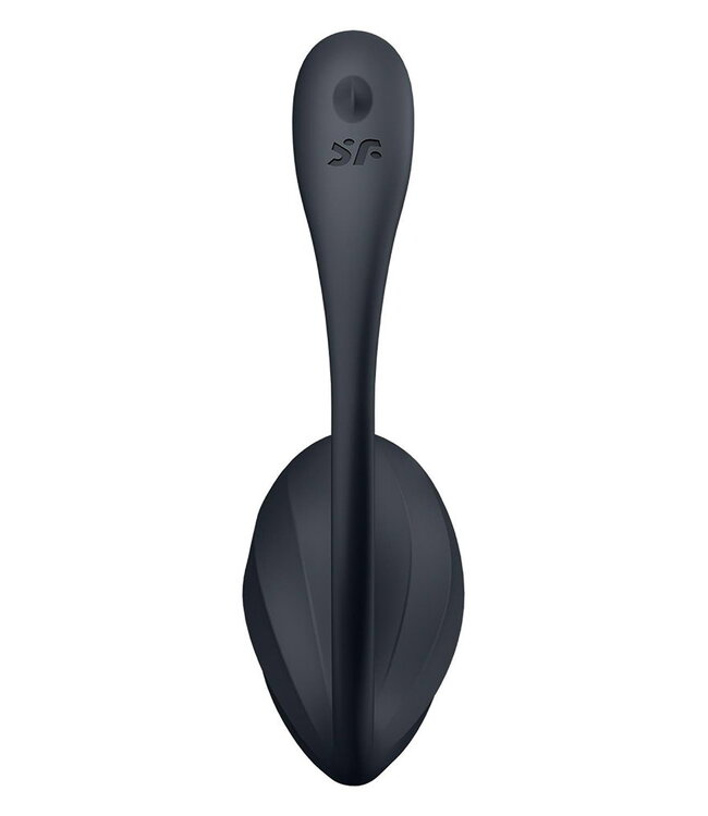 Rimba Satisfyer - Ribbed Petal - Draagbare Vibrator (met app-bediening) - Zwart
