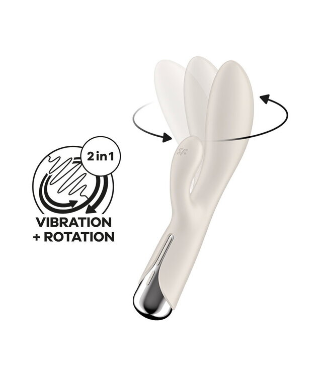 Rimba Satisfyer - Spinning Rabbit 1 - Rabbit Vibrator - Beige