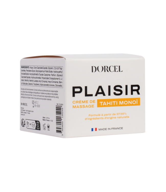 Rimba Dorcel - Plaisir - Tahiti Monoï - Massagecrème - 150 ml