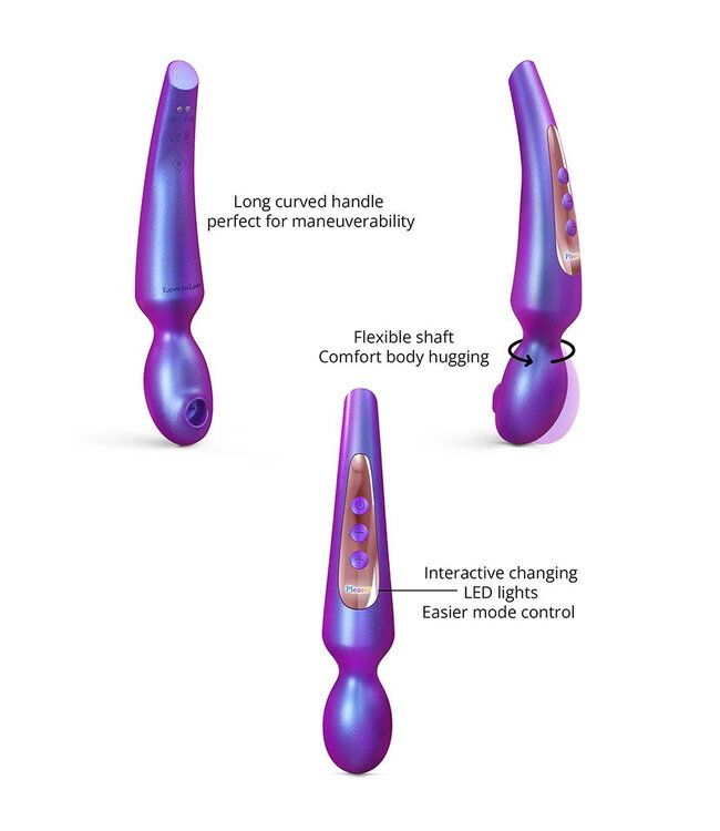 Rimba Love to Love - Pleaser - Wandvibrator - Iridescent Night
