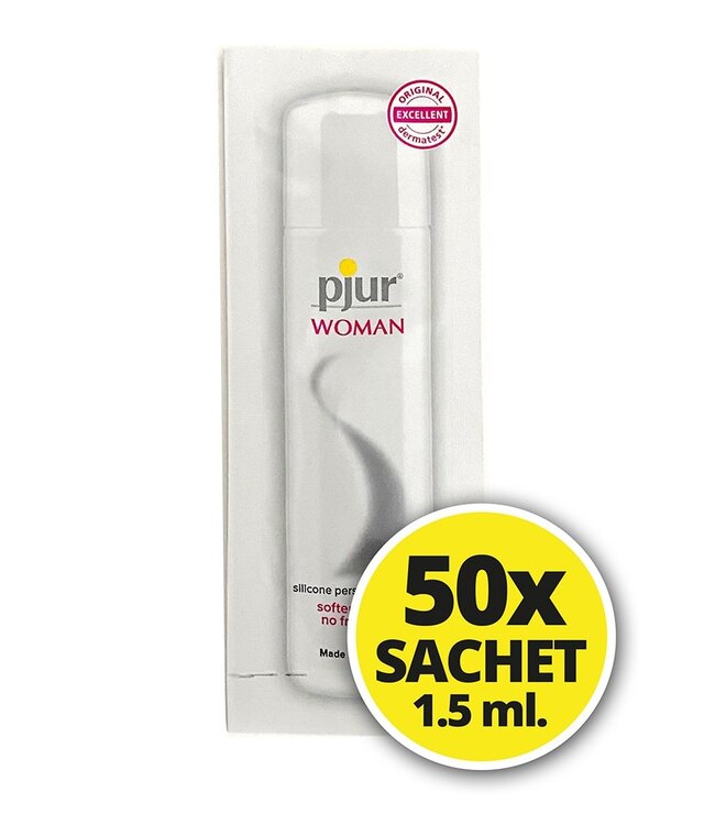 Rimba pjur - Woman - Glijmiddel op siliconenbasis - 50 sachets van 1.5 ml