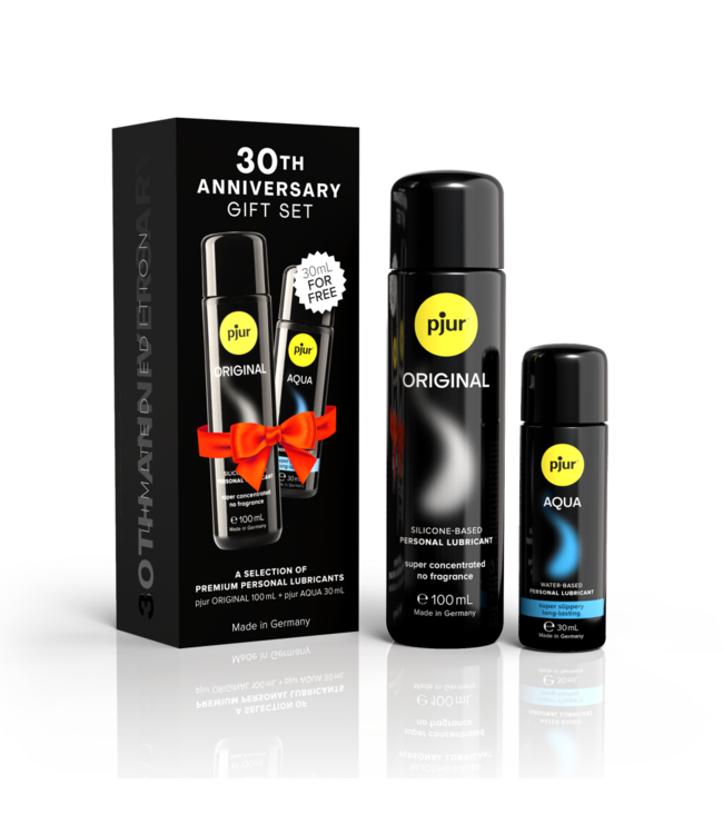 Rimba Pjur - 30Th Anniversary Gift Set - Set à 6 stuks - Original 100ml / Aqua 30ml