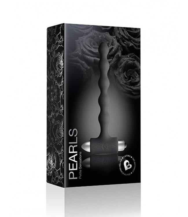 Rimba Rocks-Off - Petite Sensations Pearls - Anale Vibrator - Zwart