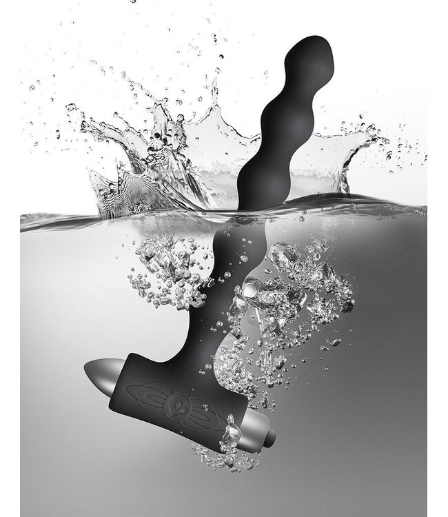 Rimba Rocks-Off - Petite Sensations Pearls - Anale Vibrator - Zwart