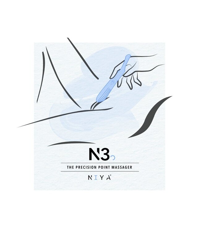 Rimba NIYA - NIYA 3 - Vinger Vibrator - Lichtblauw