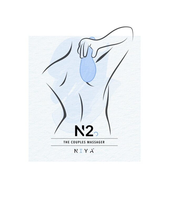 Rimba NIYA - NIYA 2 - Couple Massager - Lichtblauw