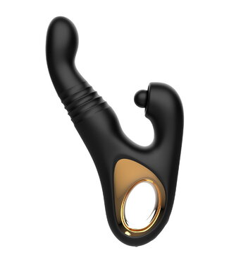 Rimba Rimba Toys - Sensual Nights SN08 - Multifunction Vibrator - Zwart