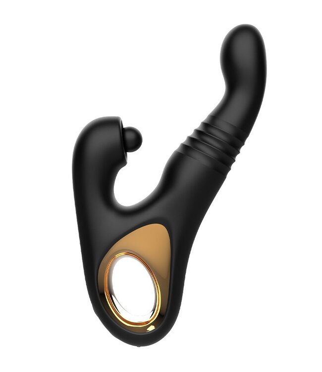 Rimba Rimba Toys - Sensual Nights SN08 - Multifunction Vibrator - Zwart