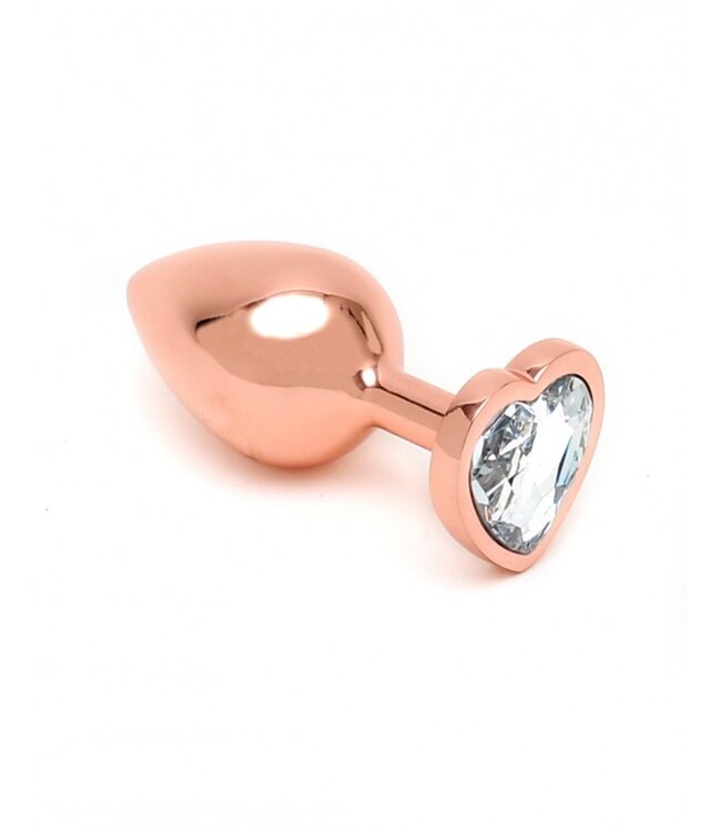 Rimba Rimba Toys - Pisa - Heart Shaped Butt Plug - Rosé Goud
