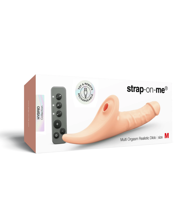 Rimba Strap-On-Me - Multi Orgasm Realistic Dildo - Maat M - Nude