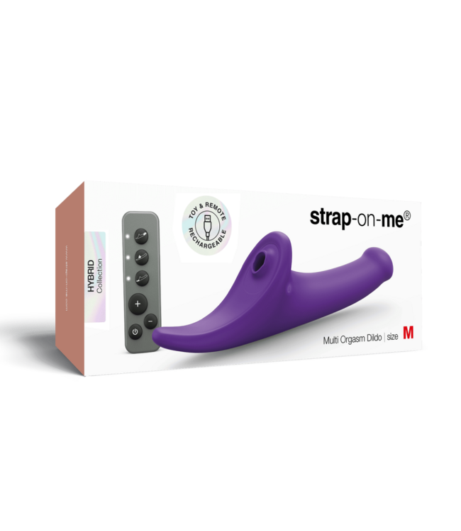 Rimba Strap-On-Me – Multi Orgasm Dildo – Maat M – Paars