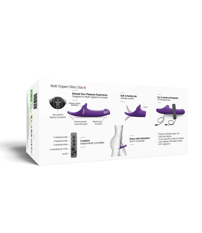 Rimba Strap-On-Me – Multi Orgasme Dildo – Maat S – Paars