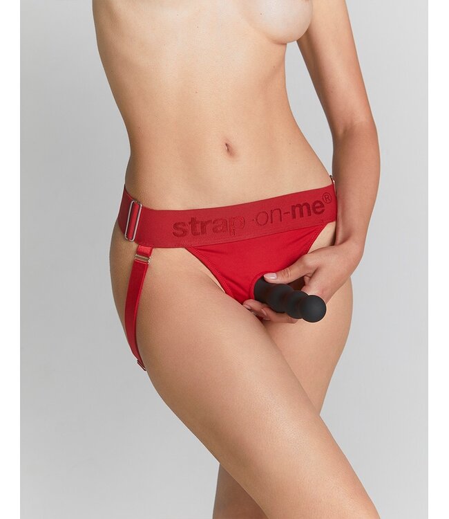 Rimba Strap-On-Me - Uniek Harnas - Voorbindharnas Eén Maat - Rood