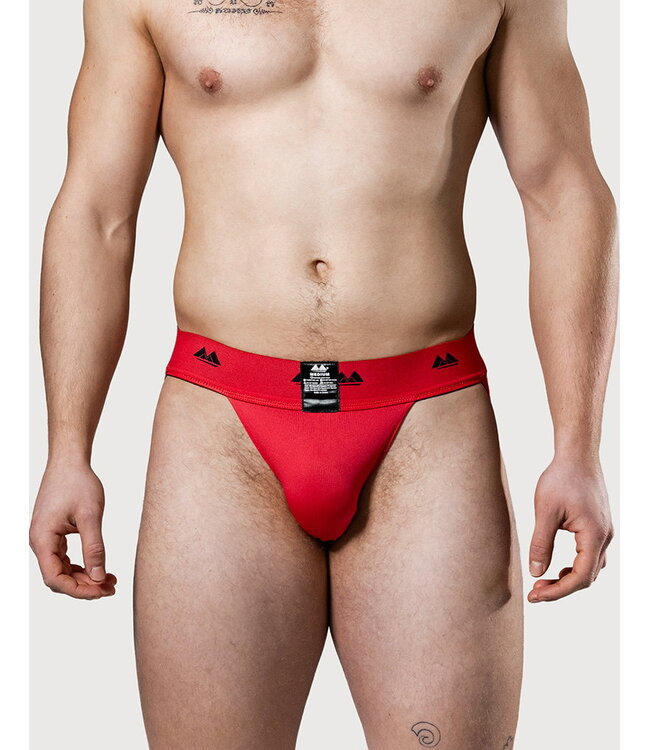 Rimba MM - Reversible Jockstrap - Zwart en Rood