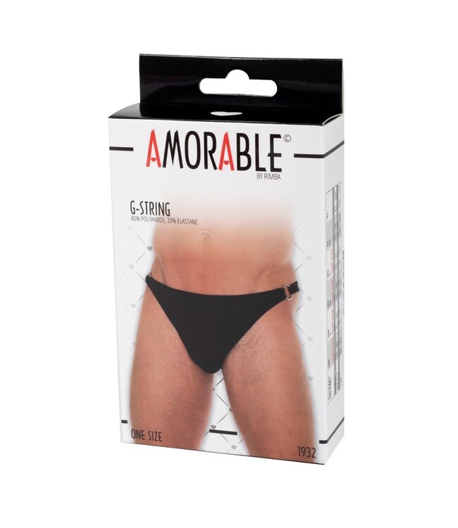 Rimba Amorable by Rimba - G-String - One Size - Zwart