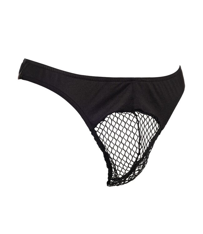 Rimba Amorable by Rimba - String met netstof - One Size - Zwart