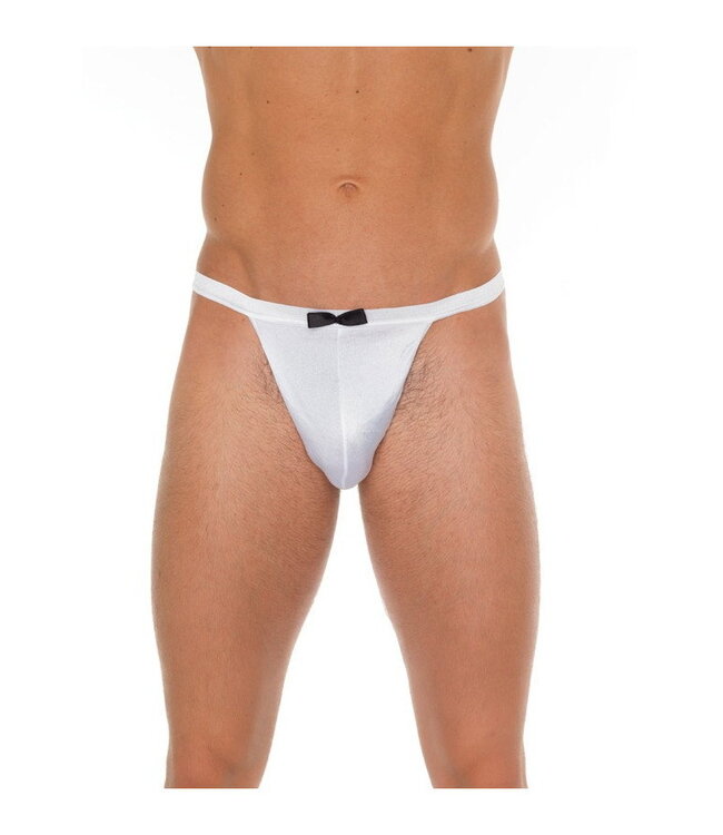 Rimba Amorable by Rimba - Rokkostuum string - One Size - Wit / Zwart