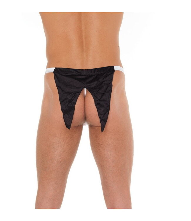 Rimba Amorable by Rimba - Rokkostuum string - One Size - Wit / Zwart