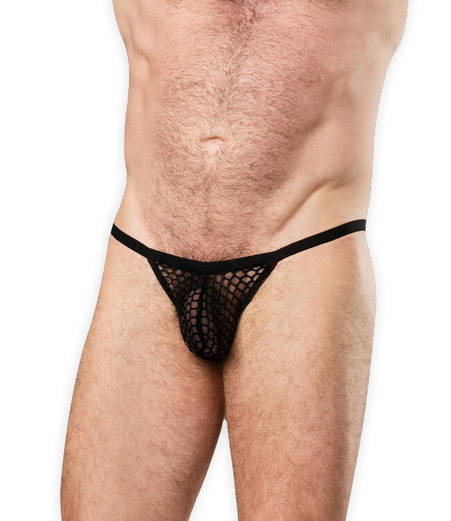 Rimba Amorable by Rimba - Visnet String - One Size - Zwart