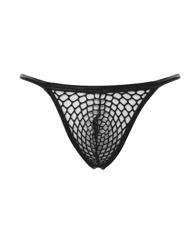 Rimba Amorable by Rimba - Visnet String - One Size - Zwart