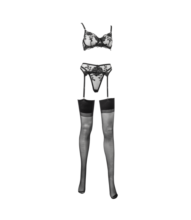 Rimba Amorable by Rimba - Sexy Lingerie Set - Zwart