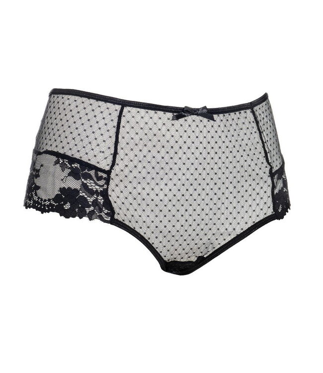 Rimba Amorable by Rimba - Slip met Open Achterkant - One Size - Zwart