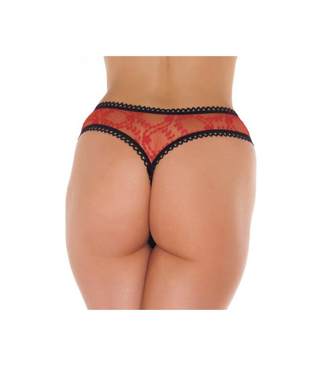 Rimba Amorable by Rimba - Open String - One Size - Rood