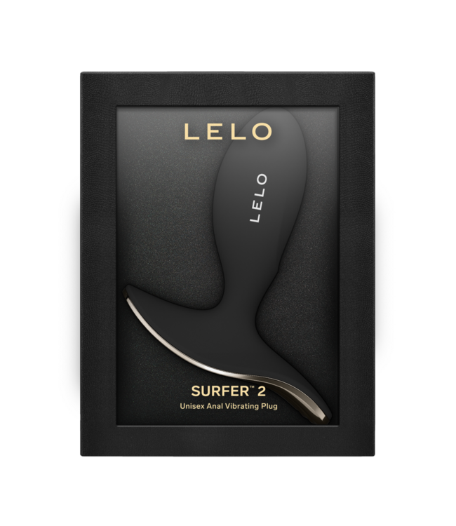 Rimba LELO Surfer 2 – Unisex vibrerende anale plug – Zwart