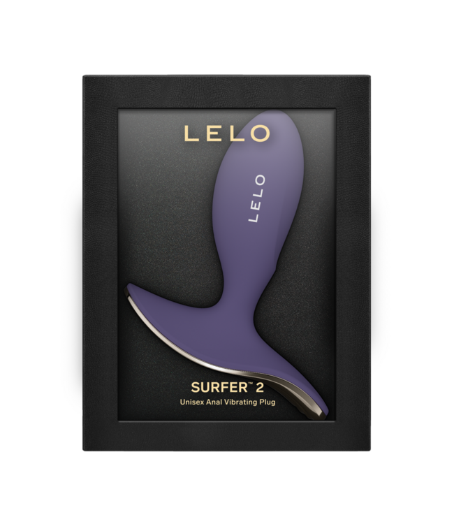 Rimba LELO Surfer 2 – Unisex vibrerende anale plug – Paars